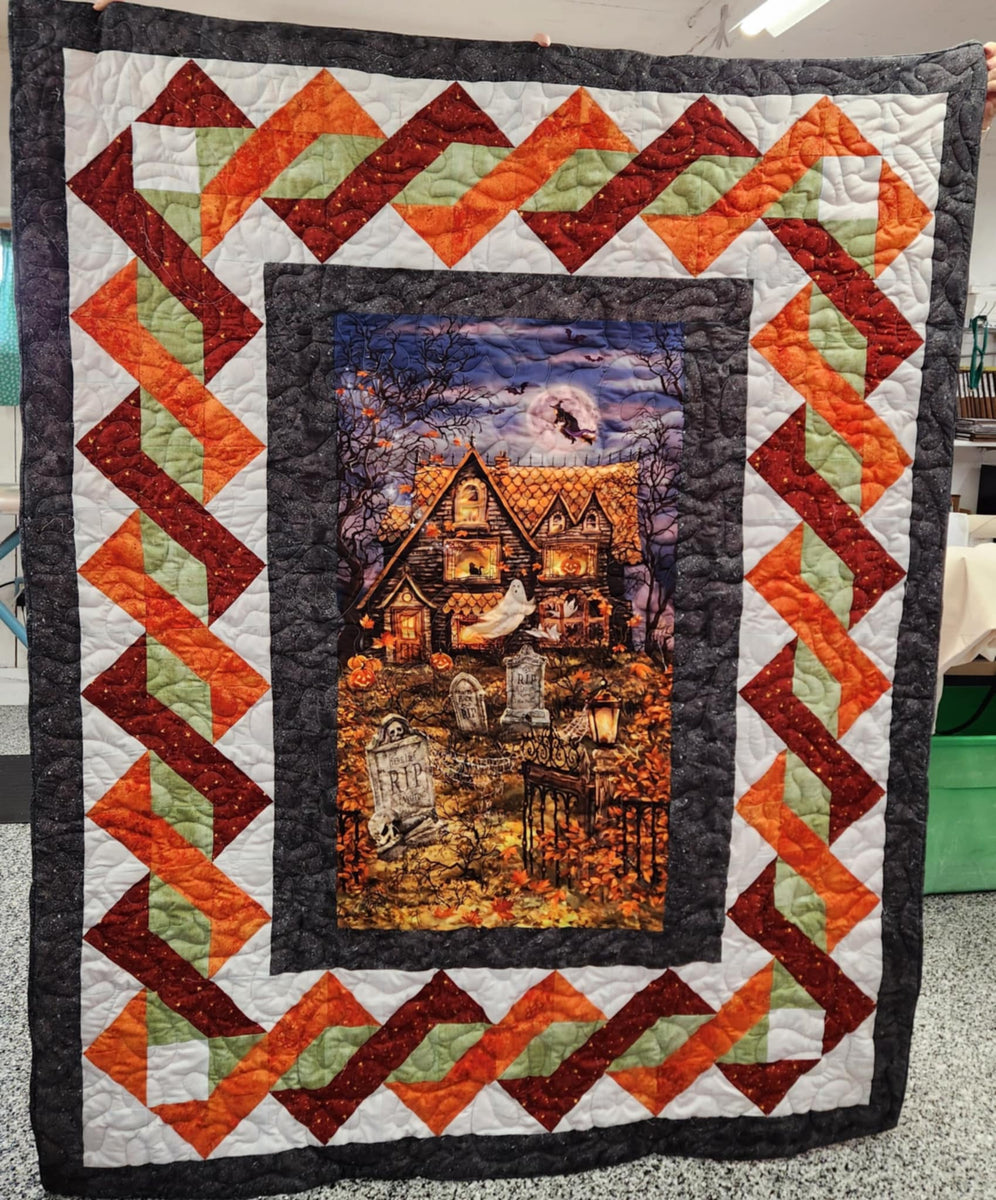 Twisted Halloween Throw sized Quilt – Happy Crafters Quilts & More